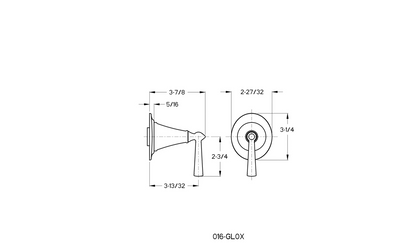 Pfister Saxton Diverter Trim Brushed Nickel - Renoz