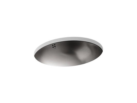 Kohler Bachata Drop-In Undermount Bathroom Sink With Luster Finish And Overflow