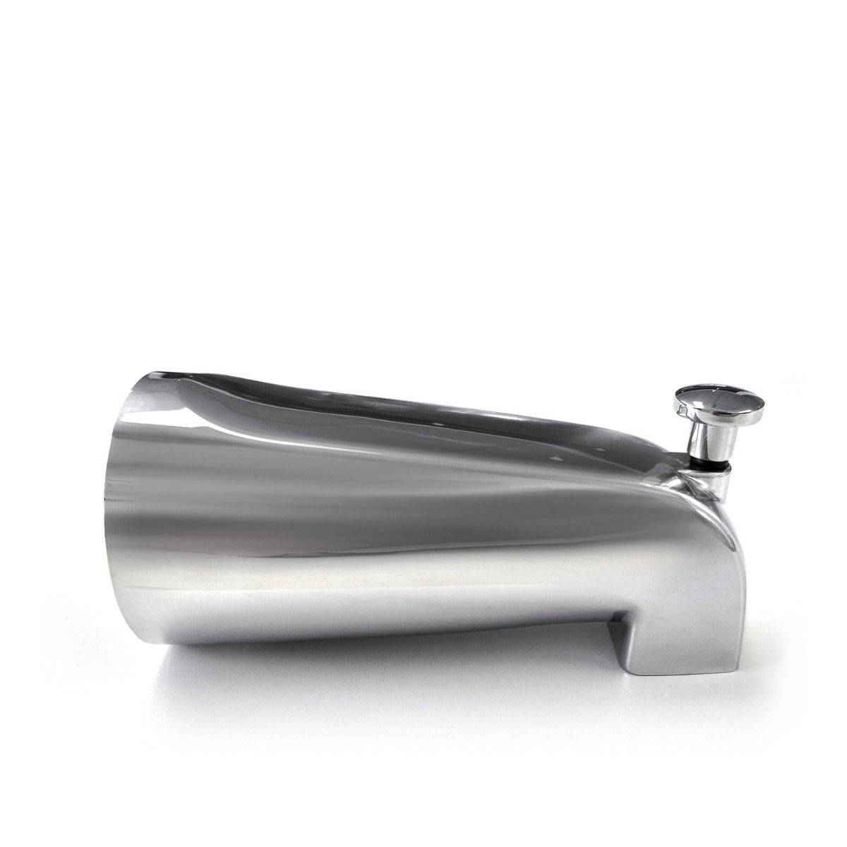 Kalia 5.25" Bath Tub Spout With Diverter for Handshower - Chrome - Renoz