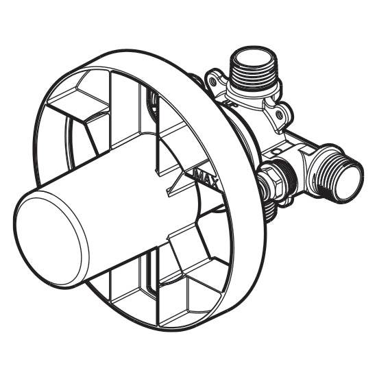 Kalia 1/2" Pressure Balance Valve with ABS Protective Cover - Renoz