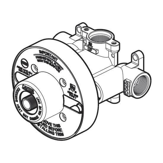 Kalia 3/4" Thermostatic Valve with ABS Protector Cover - Renoz