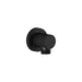 Kalia Shower Wall Outlet- Matte Black - Renoz