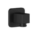 Kalia Square Shower Wall Outlet- Matte Black - Renoz