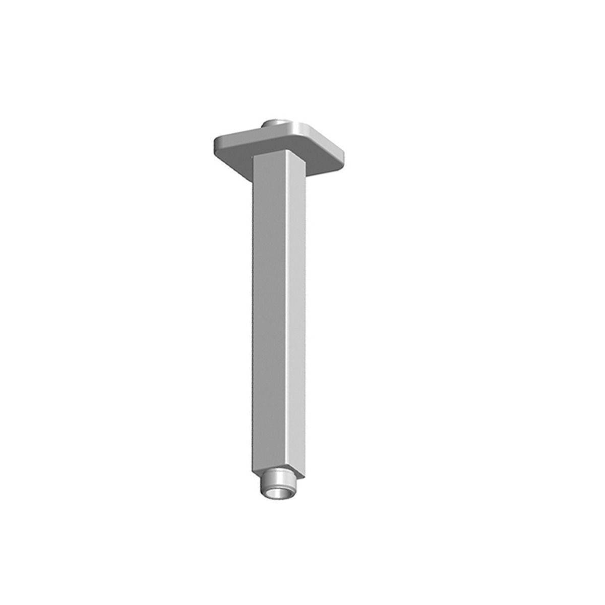 Kalia 8.87" Ceiling Square Shower Arm With Flange- Chrome - Renoz