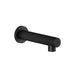 Kalia 1/2” Cooper “slip fit” Inlet or Male Water Inlet 1/2NPT with 76 mm (3”) adjustment Round Bathtub Spout- Matte Black - Renoz