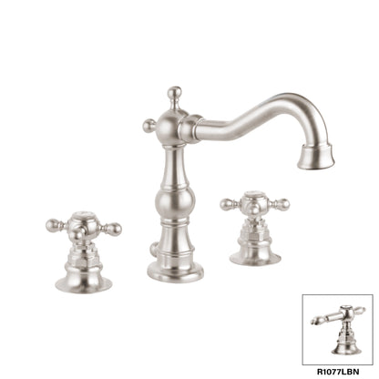 Aquadesign Products Lavabo répandu – Drain inclus (Julia R1077) - Nickel brossé