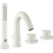 PierDeco Design Four Hole Roman Bath Faucet Complete With Diverter