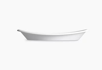 Kohler Lavabo de salle de bain ovale pour pataugeoire Iron Plains avec dessous peint en blanc