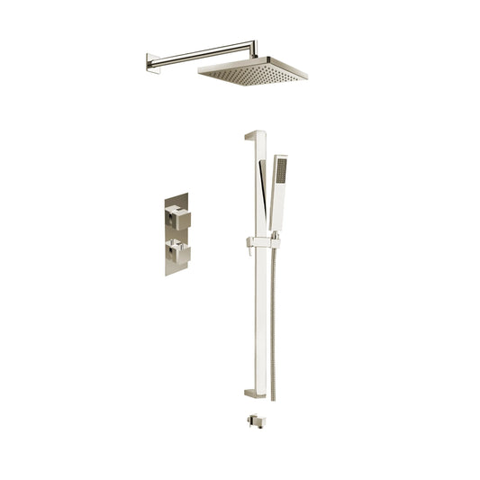 Ensemble de douche Aquadesign Products (Système X11), nickel poli