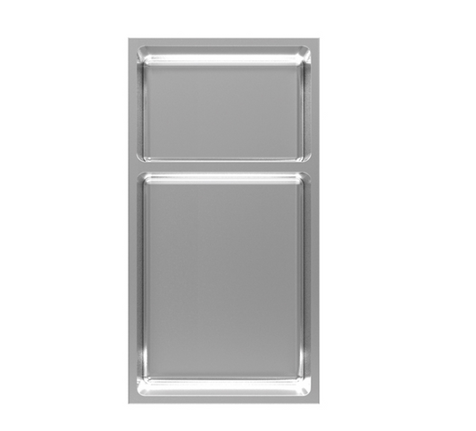 Rubi Nikia Niche encastrée Largeur et hauteur totale 12" x 24" - RNK24TR-XX