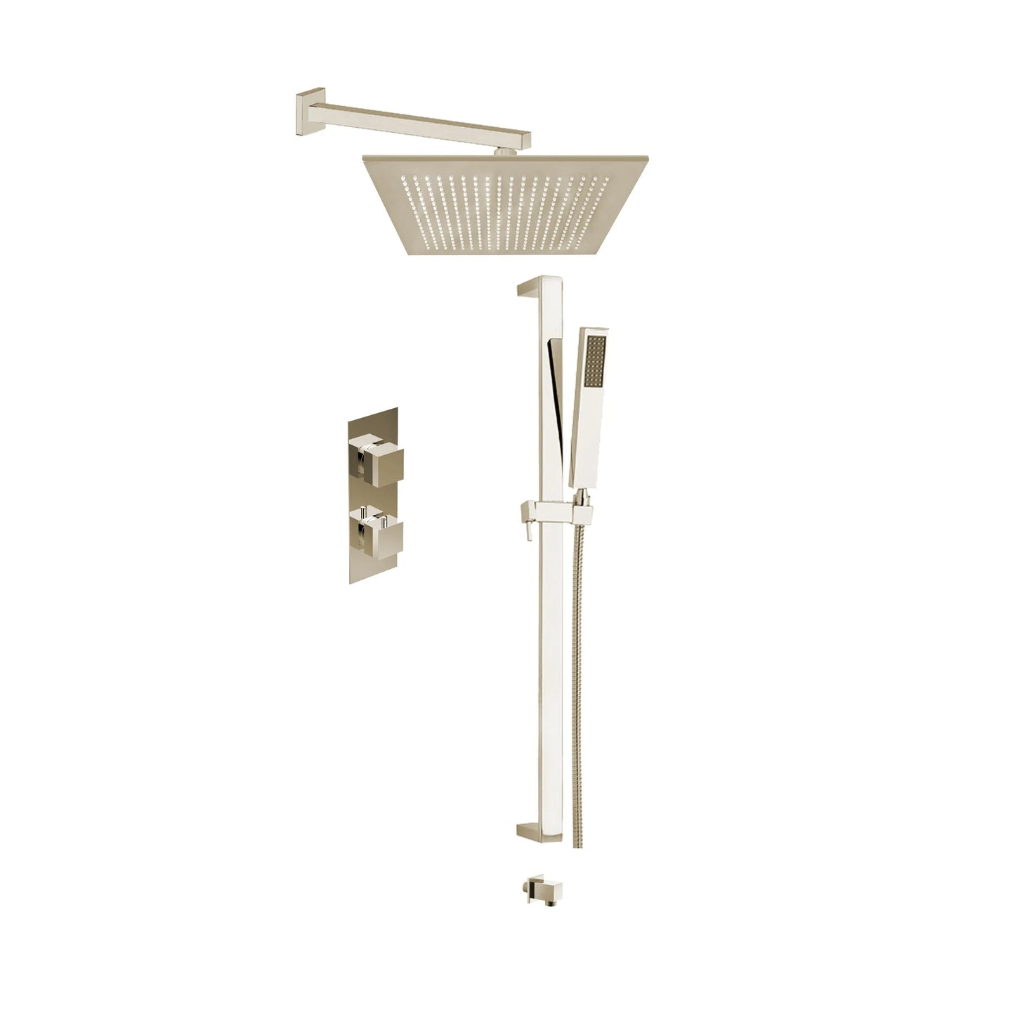 Ensemble de douche Aquadesign Products (SSystem X11SF), nickel poli