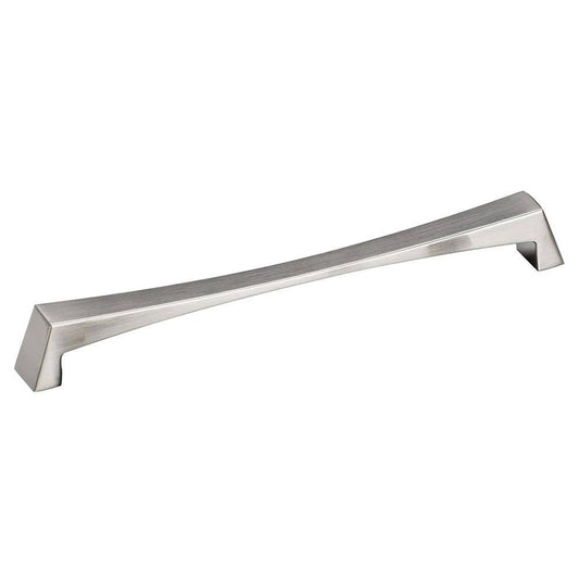 Pomelli Designs Brant 10 Inch Cabinet Pull Handle- Brushed Nickel - Renoz