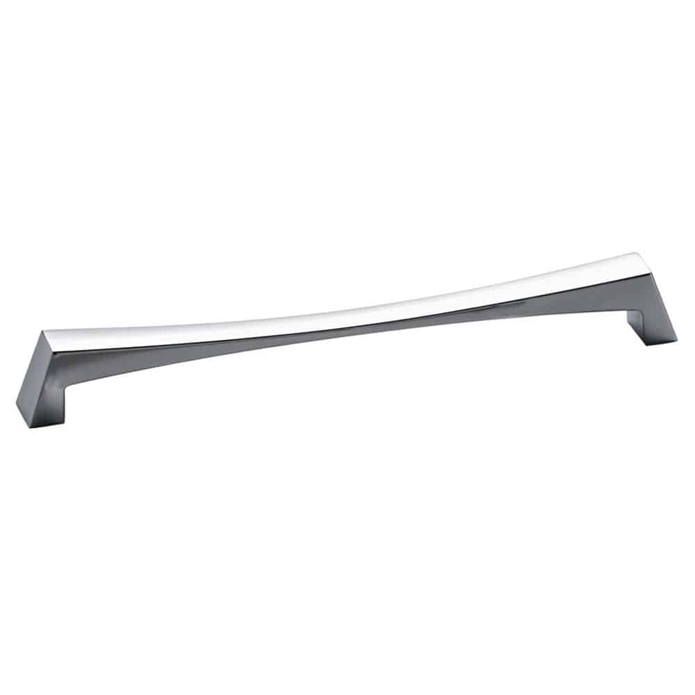 Pomelli Designs Brant 10 Inch Cabinet Pull Handle- Polished Chrome - Renoz