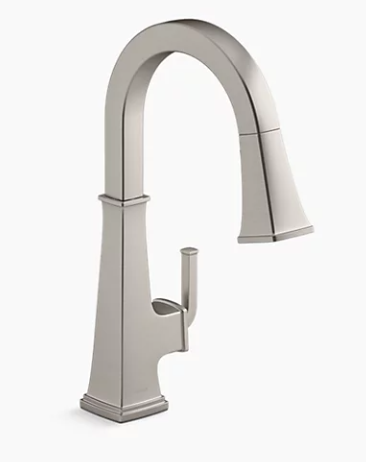 Kohler Riff Pull-Down Single-Handle Kitchen Faucet - Vibrant Stainless