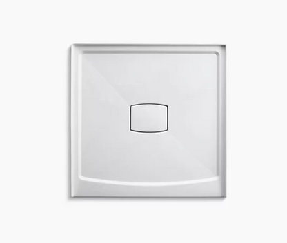 Kohler Base de douche Archer 42" X 42" à seuil unique et drain central avec couvercle amovible - Blanc