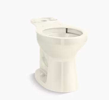 Kohler Cimarron Comfort Height Round-Front Chair-Height Toilet Bowl - Biscuit