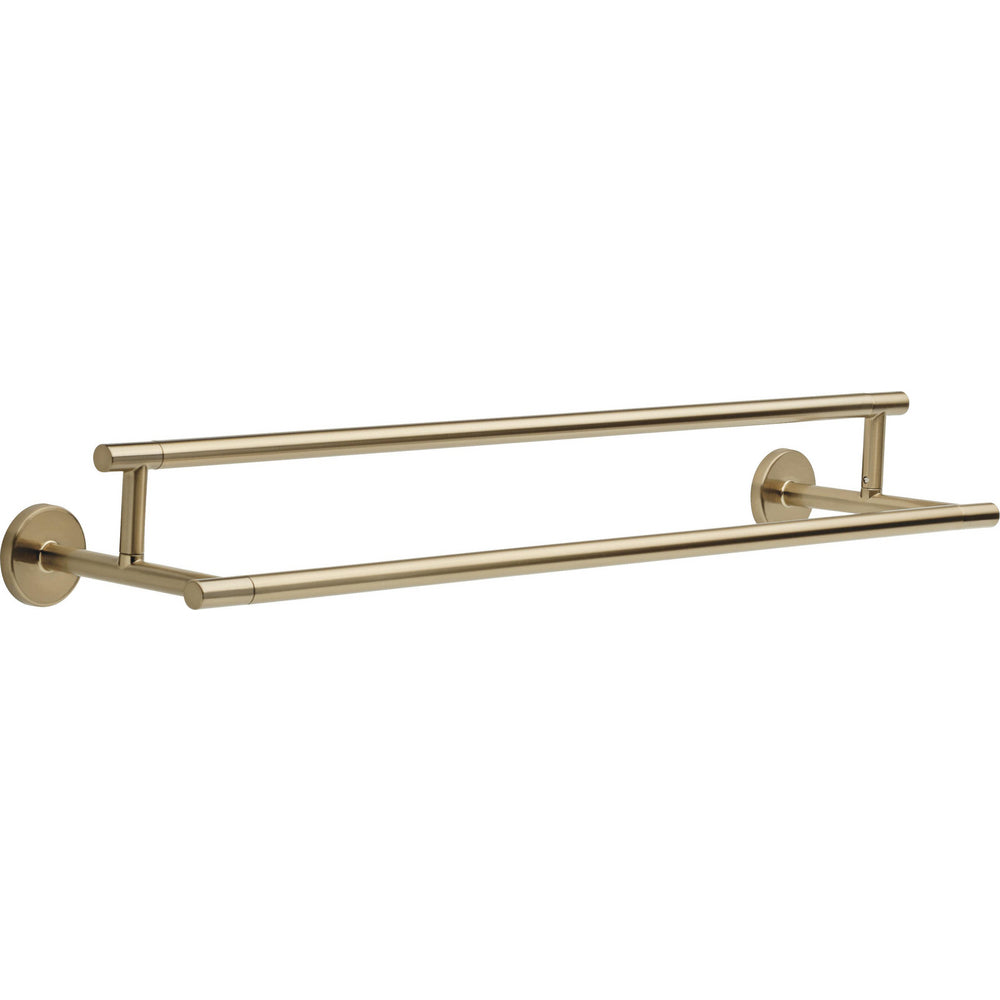 Delta Porte-serviettes double TRINSIC de 24 po - Champagne Bronze