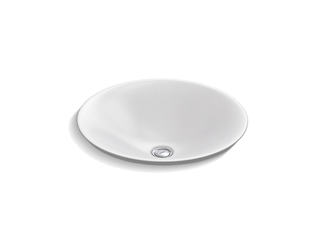 Kohler Lavabo de salle de bain rond pour pataugeoire Carillon de 17 ¹¹⁄₁₆ po - Blanc