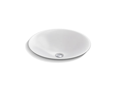 Kohler Lavabo de salle de bain rond pour pataugeoire Carillon de 17 ¹¹⁄₁₆ po - Blanc