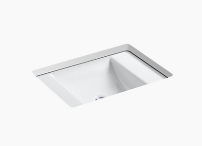 Kohler Ledges Undermount Bathroom Sink - White