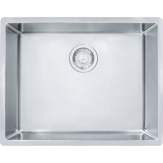 Franke Cube 24.56" x 17.68" 18 Gauge Stainless Steel Undermount Single Bowl Kitchen Sink - Renoz