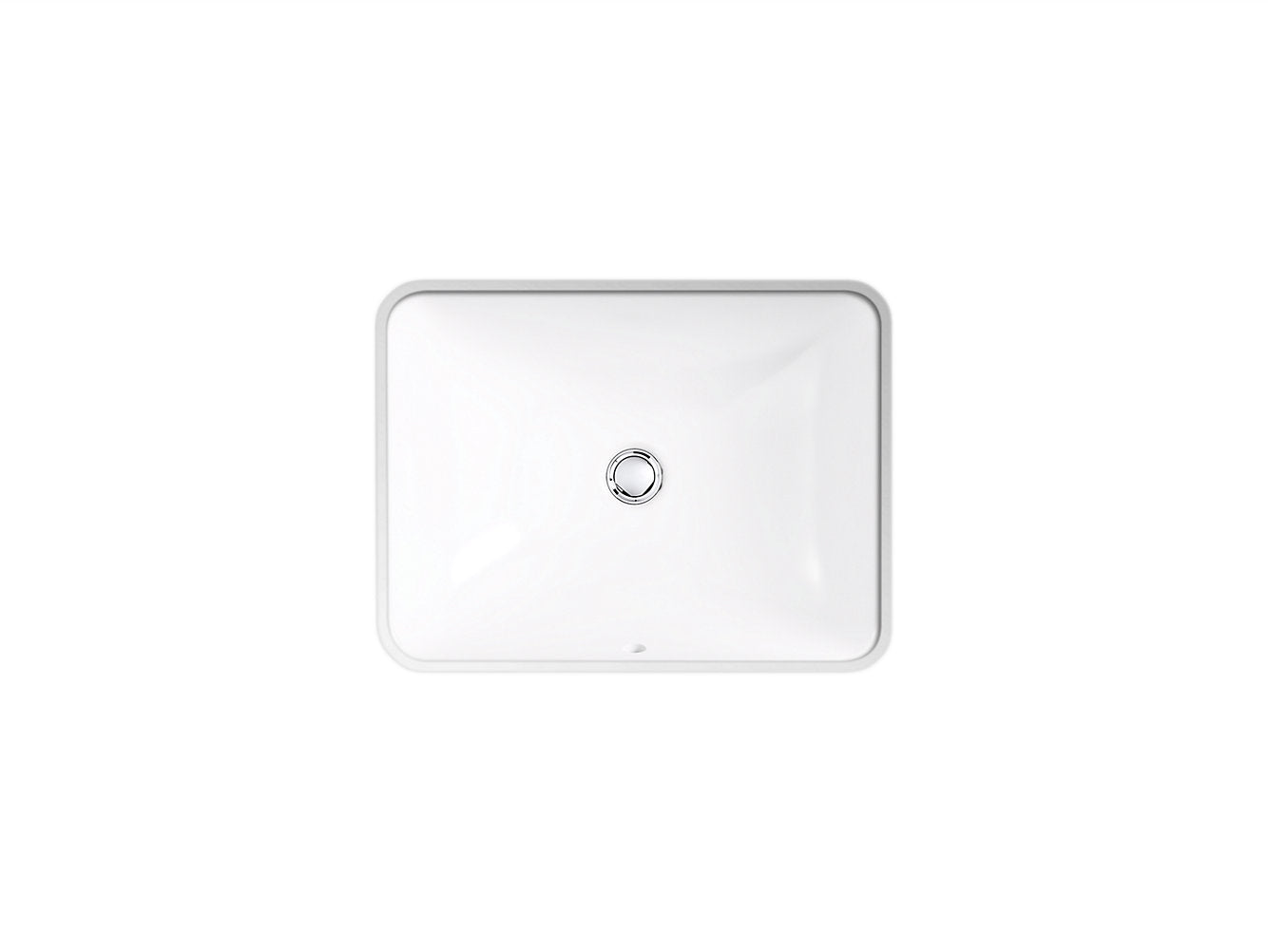 Kohler Lavabo de salle de bain rectangulaire encastré 20 ¼" X 15 ¹¹⁄₁₆" Caxton