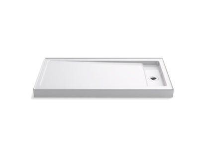 Kohler Base de douche à seuil simple 60" x 34" Bellwether avec drain central droit