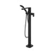 Kalia SPEC Sobrio Floormount Tub Filler With Handshower - Matte Black