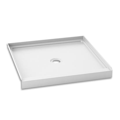 Base de douche carrée en acrylique Kalia SPEC Koncept 36" x 36" avec drain central