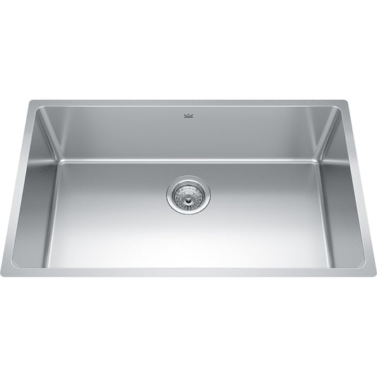 Kindred Brookmore 30.5" x 18.12" Undermount Single Bowl Stainless Steel Kitchen Sink - Renoz