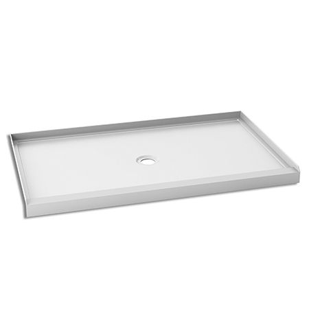 Base de douche rectangulaire en acrylique Kalia SPEC Koncept 60" x 36" avec drain centré