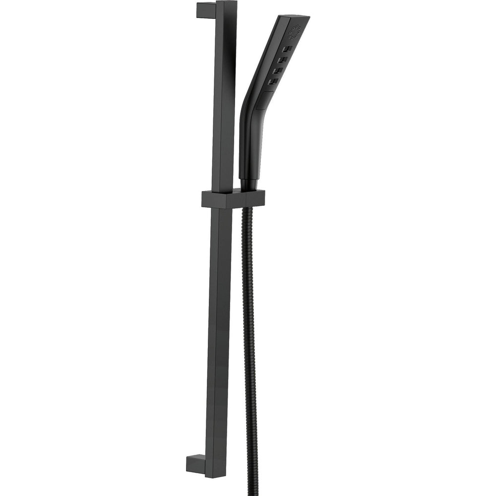 Delta H2Okinetic 3-Setting Slide Bar Hand Shower- Matte Black