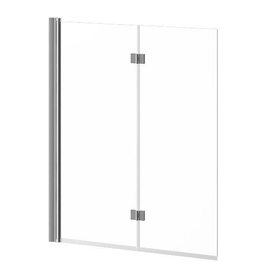 Kalia SPEC Flip 90° 46" x 56" Bathtub Pivot Doors- Chrome