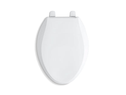 Siège de toilette allongé Cachet Quiet Close de Kohler, blanc