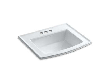 Kohler Archer 22-5/8" X 19-7/16" Drop-In Bathroom Sink With 4" Centerset Faucet Holes