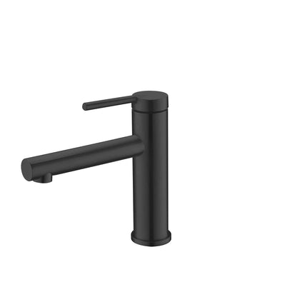 Stylish Toria 6" Single Handle Basin Bathroom Faucet in Matte Black Finish B-108N - Renoz