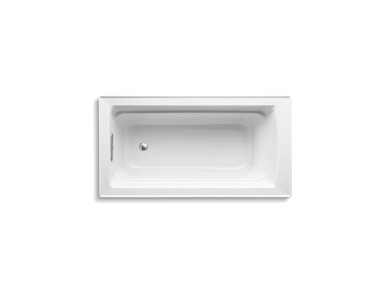 Kohler Archer 60" X 32" Drop-In Bathtub With Reversible Drain - White - Renoz