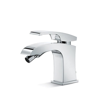 Streamline Newform Bath X-Sense Single Lever Bidet Faucet with 1-1/4" Pop-up Waste