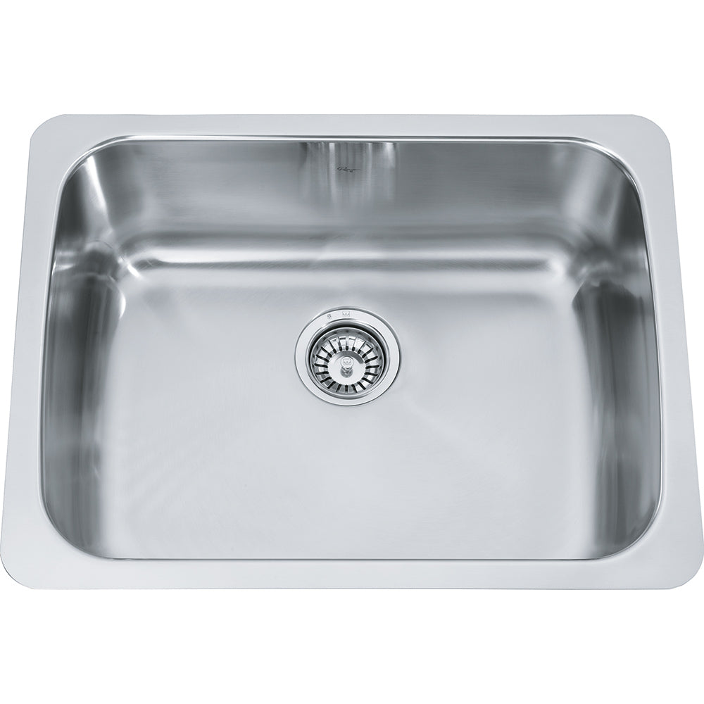 Kindred Reginox 24.75" x 18.75" Undermount Single Bowl Stainless Steel Kitchen Sink - Renoz