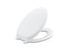 Siège de toilette allongé French Curve Quiet Close de Kohler, blanc