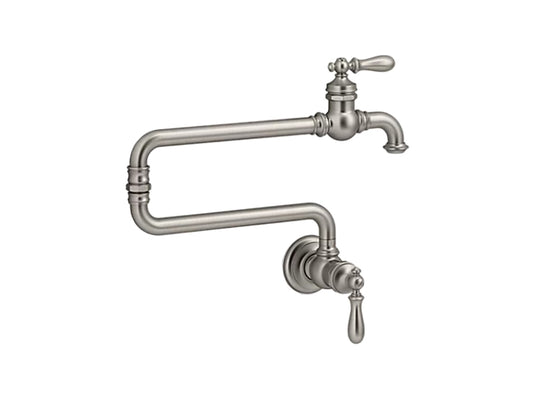 Kohler Artefacts Robinet d'évier de cuisine à montage mural monotrou avec bec étendu de 22 po 99270