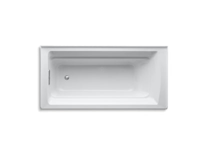 Kohler - Archer 72" X 36" Alcove Bath With Integral Apron And Left Hand Drain - White - Renoz