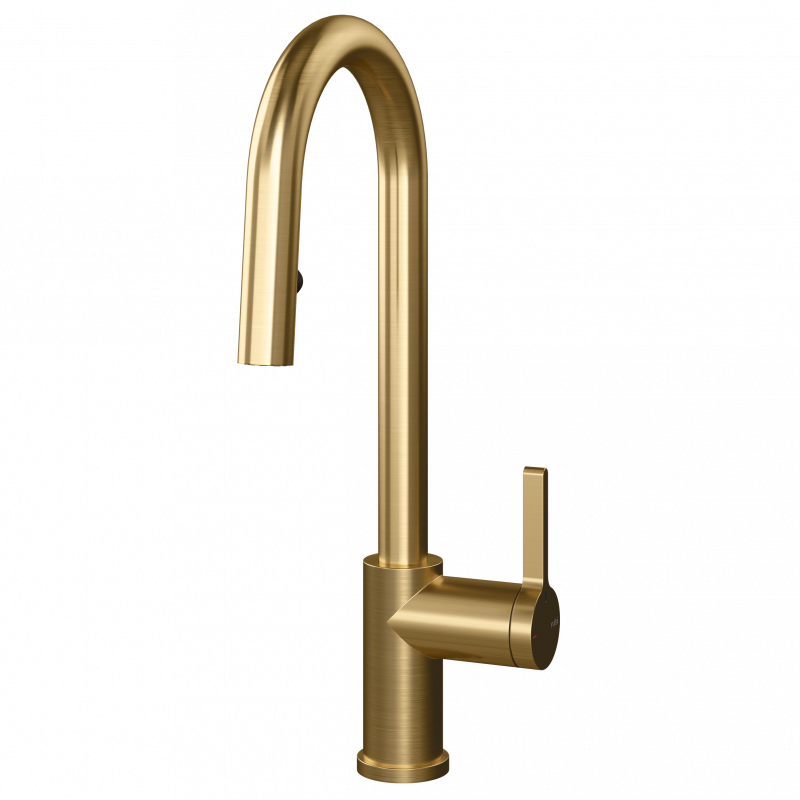 Rubi Loft Endricks 16.75" Single Lever Kitchen Faucet- Brushed Gold