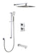 Streamline Cavalli CAVKIT24 Thermostatic Shower Kit With 10