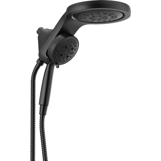 Delta HydroRain H2Okinetic 5-Setting Two-in-One Shower Head- Matte Black