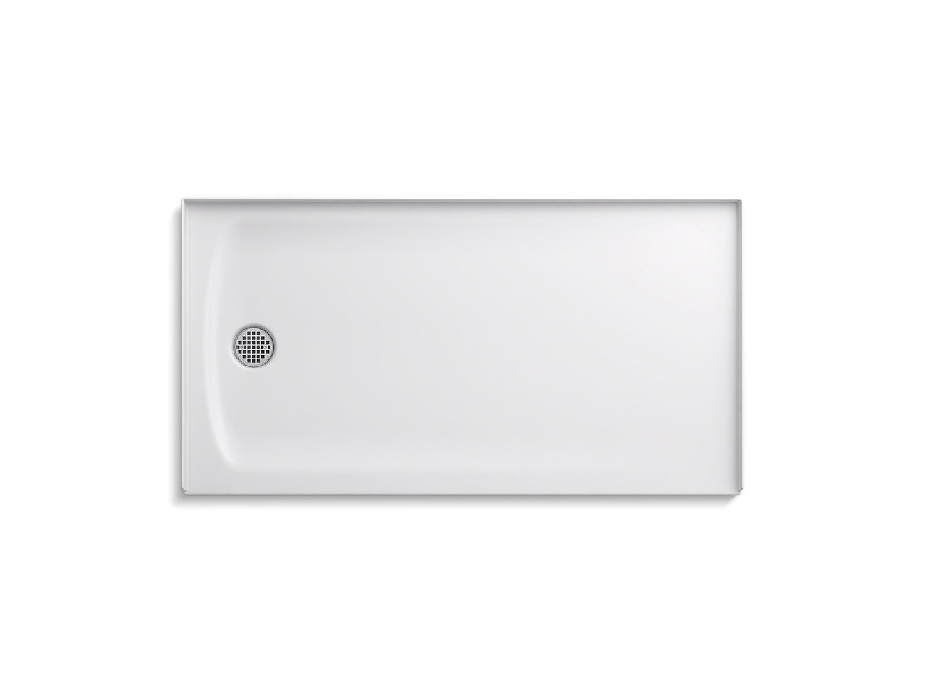 Kohler Ballast Shower Base With Left Hand Drain 60" X 32" - White