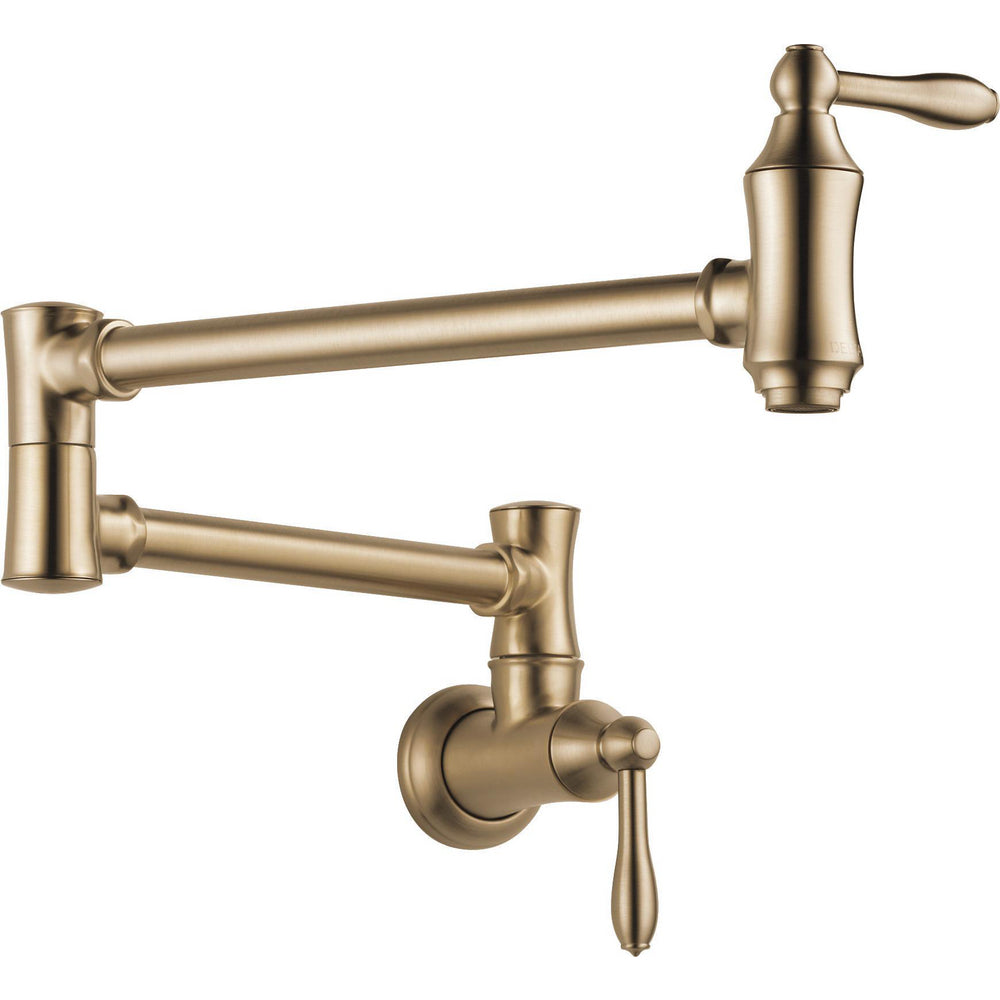 Remplisseur de pot mural traditionnel Delta - Champagne Bronze