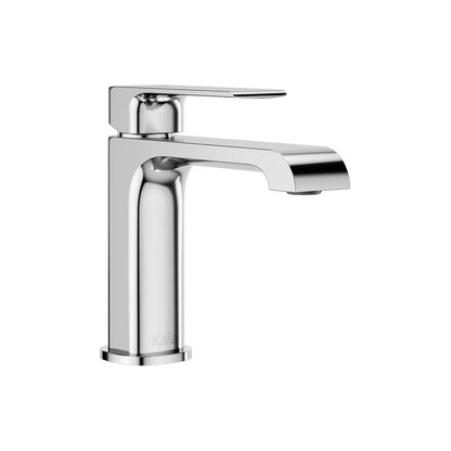 Robinet de lavabo monotrou Kalia SPEC Sobrio avec drain à pression et trop-plein - Chrome