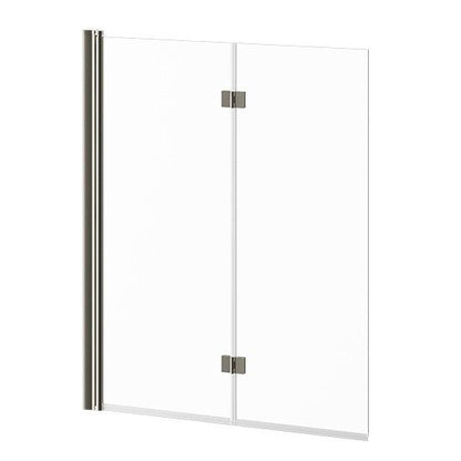 Kalia SPEC Flip 90° 46" x 56" Bathtub Pivot Doors- Brushed Nickel