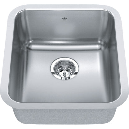 Kindred 16.75" x 18.75" Single Bowl Undermount Sink Stainless Steel - Renoz